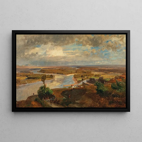Anton Hlavacek - A View of Vienna from the Nussberg.webp