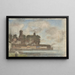 Landschap met molens bij het water - Anton L. Koster — ingelijst kunstwerk aan de muur