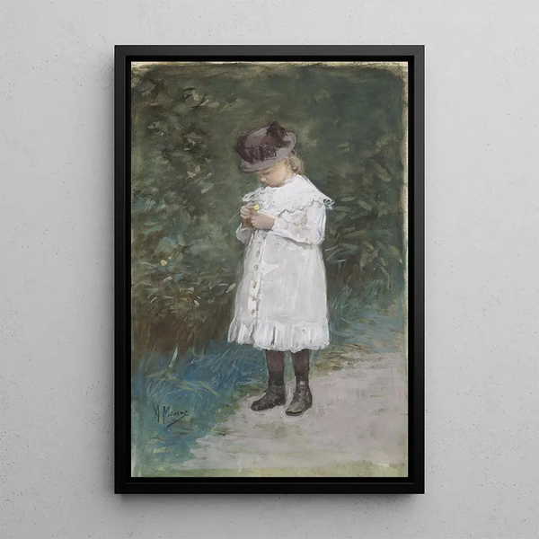 Reproductie van het schilderij Elisabeth Mauve geboren in 1875, dochter van de kunstenaar - Anton Mauve