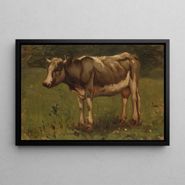 Cow - Anton Mauve — framed artwork on a wall