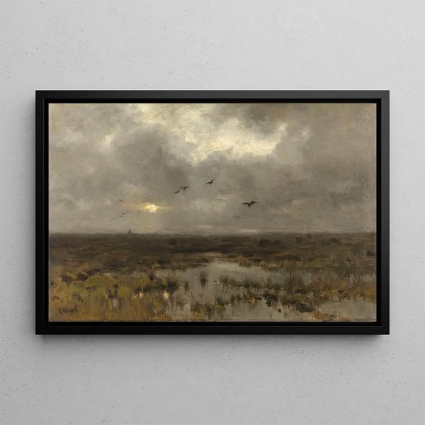 Le Marais - Anton Mauve — framed artwork on a wall