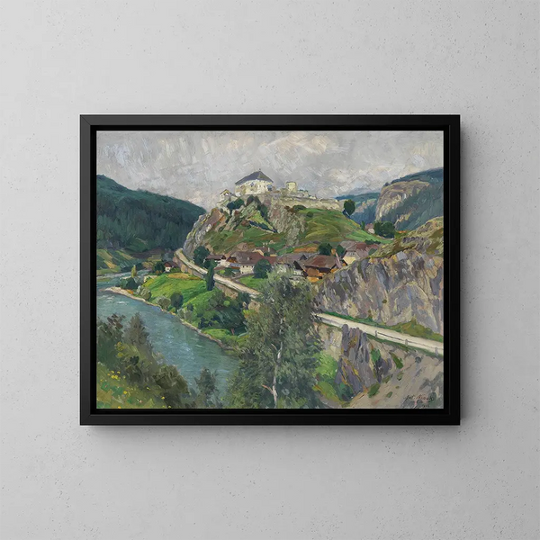 The Sun Castle - Anton Nowak — framed artwork on a wall