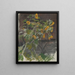Sunflower Painting - Anton Nowak — framed artwork on a wall