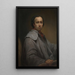 Self-portrait - Anton Raphaël Mengs — framed artwork on a wall