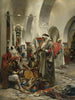 The Souk des étoffes Tunis - Anton Robert Leinweber — weergave van het kunstwerk