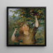 Meisje plukkend appels - Anton Romako — ingelijst kunstwerk aan de muur