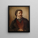 Portret van de schilder Berthold Winder - Anton Romako — ingelijst kunstwerk aan de muur