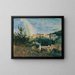 Het kasteel van Weilburg bij Baden - Anton Romako — ingelijst kunstwerk aan de muur