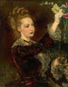 Elisabeth von Nast-Kolb née Hardegg - Anton Romako — weergave van het kunstwerk
