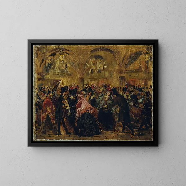 Anton Romako - Karneval auf dem Markusplatz in Venedig.webp