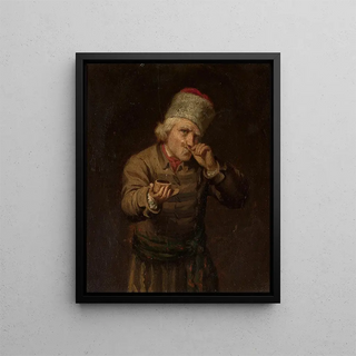 Antoni Piotrowski - Peasant taking a pinch of snuff.webp