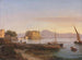 van vissers bij Castel dell'Ovo in Napels - Antonie Sminck Pitloo — weergave van het kunstwerk