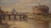 Vue du Tibre avec le château Saint-Ange et Saint-Pierre - Antonietta Brandeis — weergave van het kunstwerk