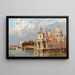 Venetië Santa Maria della Salute met de oude douane - Antonietta Brandeis — ingelijst kunstwerk aan de muur