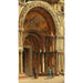 Venetië, de ingang van de basiliek Sint-Maarten - Antonietta Brandeis — weergave van het kunstwerk