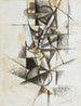 Kubistische hoofd - Antonín Procházka — weergave van het kunstwerk