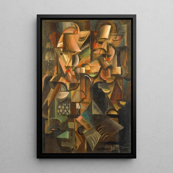 Reproduction of the painting Man and Woman - Antonín Procházka