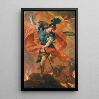 Antonio Acisco Palomino de Castro y Velasco - The Archangel Michael Defeating The Devil.webp