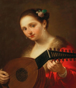 Antonio Beccadelli - A Young Woman With Lute.webp