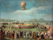 Hemelvaart van een ballon in aanwezigheid van koning Charles IV en zijn hof - Antonio Carnicero — weergave van het kunstwerk