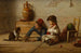 Spelen met de kat en de muis - Antonio Ermolao Paoletti — weergave van het kunstwerk