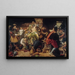 De Bacchanaal van de Dronkenlapen - Antonio Fabrés — ingelijst kunstwerk aan de muur
