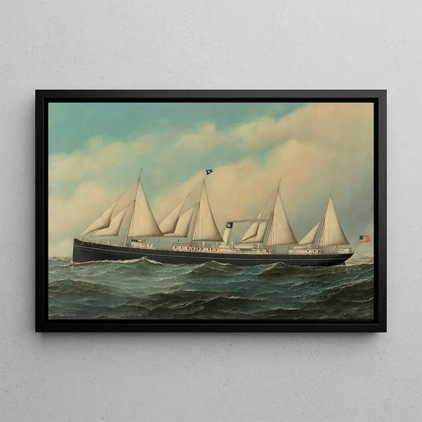 La Mer - Antonio Jacobsen — framed artwork on a wall