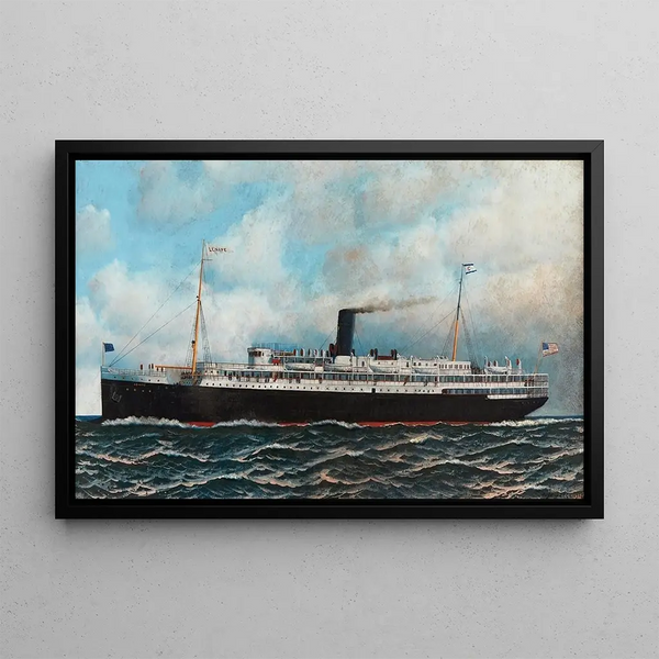 Lenape Painting - Antonio Jacobsen — framed artwork on a wall