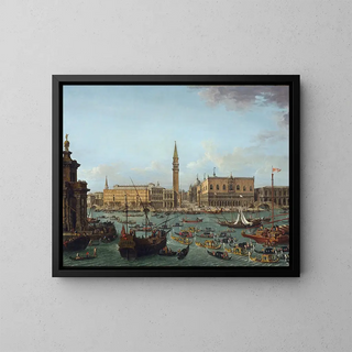 Antonio Joli - Procession of Gondolas in the Bacino di San MarcoVenice.webp