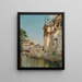 van Du côté de Santa Maria Della Salute - Antonio María de Reyna Manescau — ingelijst kunstwerk aan de muur