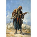 Reproductie van het schilderij van de speler van goge bij Caïro, Egypte - Antonio Scognamiglio