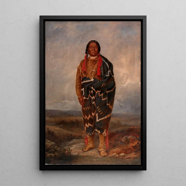 Reproduction of the painting Indian Apache Painting - Antonio Zeno Shindler
