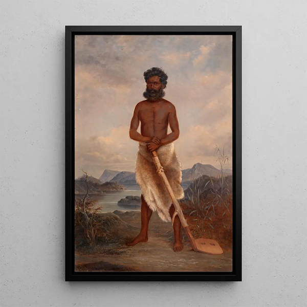 Man Australian - Antonio Zeno Shindler — framed artwork on a wall