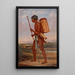 Man Diak - Antonio Zeno Shindler — framed artwork on a wall