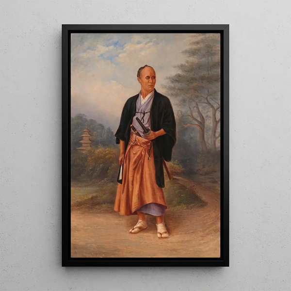 Man Japanese - Antonio Zeno Shindler — framed artwork on a wall