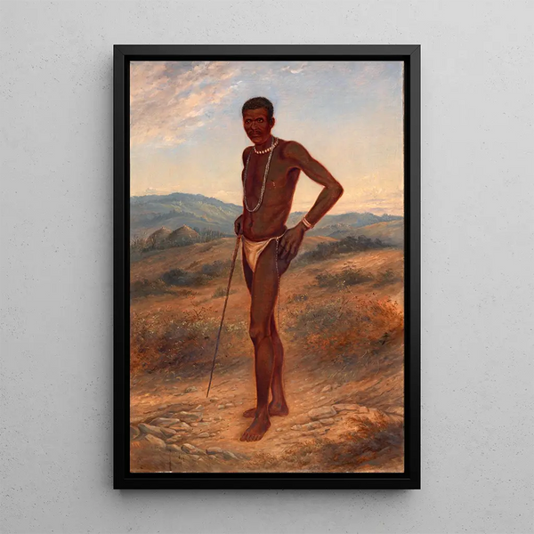 Reproduction of the painting Man Cafre - Antonio Zeno Shindler