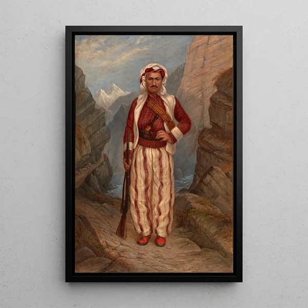 Reproduction of the painting Kurdish Man Painting - Antonio Zeno Shindler