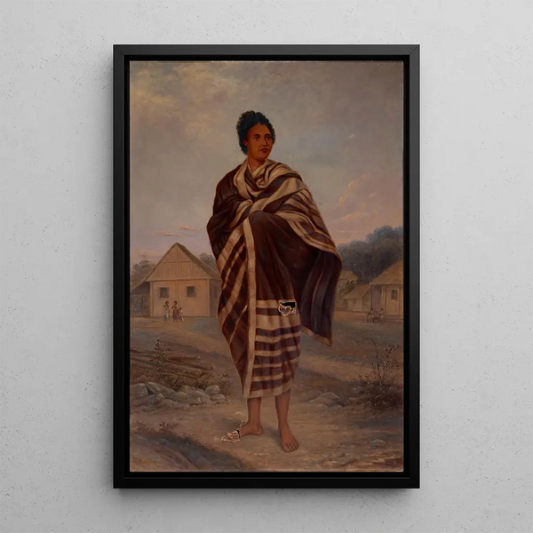 Reproductie van het schilderij Vrouw uit Madagaskar - Antonio Zeno Shindler