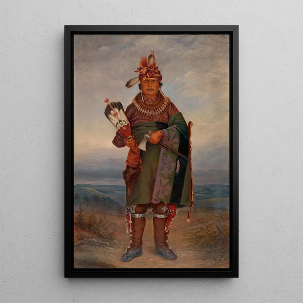 India Sac en Fox - Antonio Zeno Shindler — ingelijst kunstwerk aan de muur