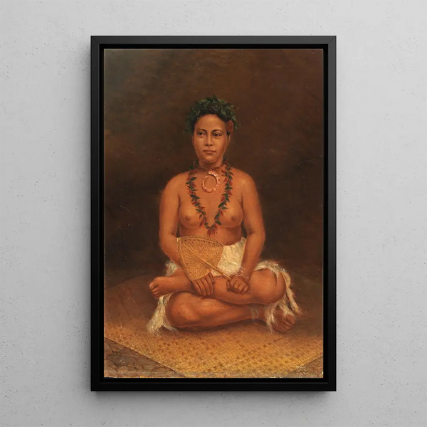 Reproductie van het schilderij Vrouw Samoaan - Antonio Zeno Shindler
