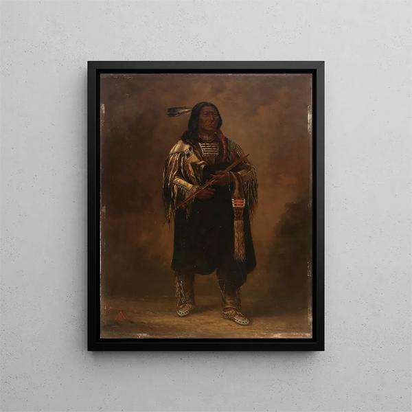 Bison of Tatanka - Antonio Zeno Shindler — framed artwork on a wall