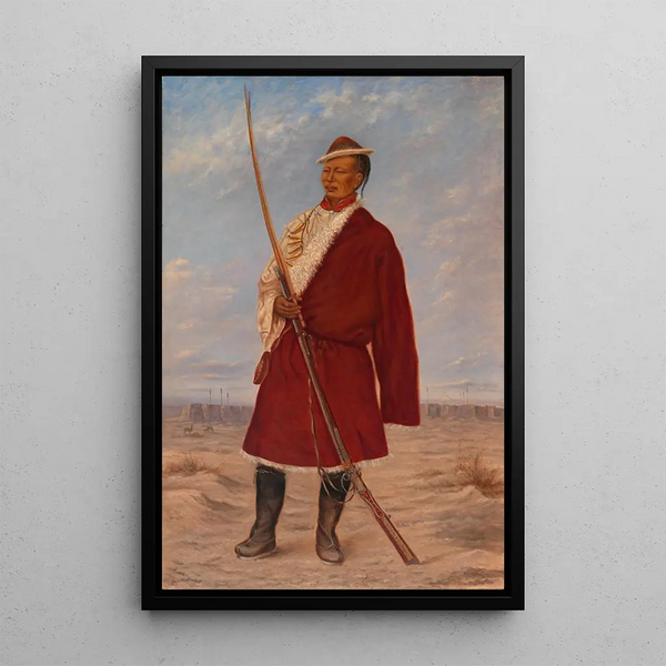 Reproductie van het schilderij Man Tibetaanse - Antonio Zeno Shindler