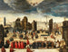 De processie ter viering van de inwijding van de Insigne Collegiata di Santa Maria in Provenzano in Siena - Antonio di Taddeo Gregori — weergave van het kunstwerk