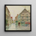 Na de regen Place de l'Hôtel de ville - Rn Leverd — wandpresentatie van het kunstwerk