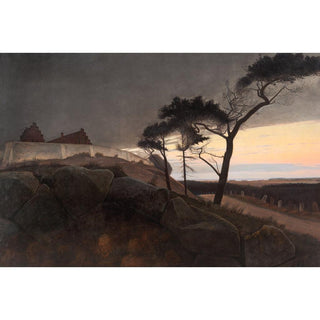 Après le coucher du soleil - Laurits Andersen Ring | Reproduction Tableau Décoration murale affiche copie