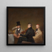 Na het diner - William Sidney Mount — ingelijst kunstwerk aan de muur