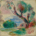 Tree at Cagnes, the sea in the distance - Pierre — artwork view