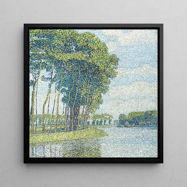 Arbres au canal - Paul Baum