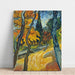 Reproductie van het schilderij van Bos in de tuin van het asiel - Vincent van Gogh