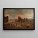na de bombardement - Archibald McGoogan — ingelijst kunstwerk aan de muur